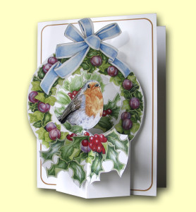 Robin in Wreath Robin in Wreath